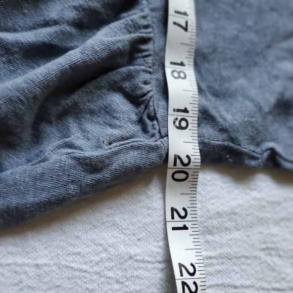 Madewell Blue Babydoll Sz. M Top - Picture 7 of 10